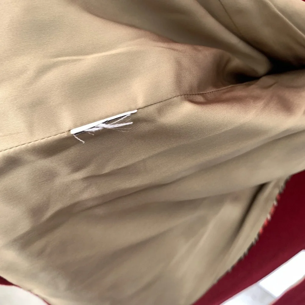J.‎ Crew Womens Red Wool Blend Long Overcoat Button Front Topcoat Jacket